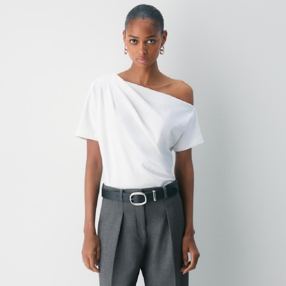 Aritzia Interlock Script Top NWT